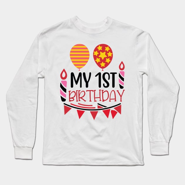 my 1st Birthday Long Sleeve T-Shirt by AMER.COM